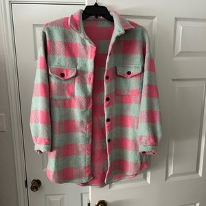 Pink and Blue Shacket